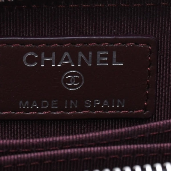 極美品 CHANEL シャネル クラシック ジップコインパース 小銭入れ A84511 31番台 ココマーク ラムスキン ブラック 中古 4a002571