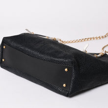 画像をギャラリービューアに読み込む, 新品同様 CHANEL シャネル マキシショッピングバッグ ブレードラフィアエフェクトキャンバス カーフスキン CCロゴ ゴールド金具 レザー編み込み ランダム番台 中古 4a002469