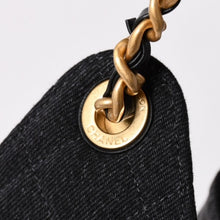 画像をギャラリービューアに読み込む, 新品未使用 CHANEL シャネル 26SS CHANEL 25 ミニ ワンショルダーバッグ AS5631 ランダム番台 ココマーク デニム ブラック 中古 4a002521