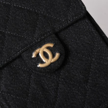 画像をギャラリービューアに読み込む, 新品未使用 CHANEL シャネル 26SS CHANEL 25 ミニ ワンショルダーバッグ AS5631 ランダム番台 ココマーク デニム ブラック 中古 4a002521