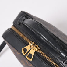 画像をギャラリービューアに読み込む, LOUIS VUITTON ルイヴィトン サントンジュ ショルダーバッグ モノグラムキャンバス ノワールカーフレザー ダブルタッセル M43555 ブラウン ブラック 美品 中古 4a002512