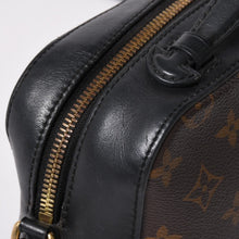 画像をギャラリービューアに読み込む, LOUIS VUITTON ルイヴィトン サントンジュ ショルダーバッグ モノグラムキャンバス ノワールカーフレザー ダブルタッセル M43555 ブラウン ブラック 美品 中古 4a002512