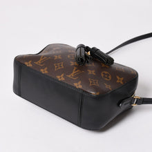画像をギャラリービューアに読み込む, LOUIS VUITTON ルイヴィトン サントンジュ ショルダーバッグ モノグラムキャンバス ノワールカーフレザー ダブルタッセル M43555 ブラウン ブラック 美品 中古 4a002512