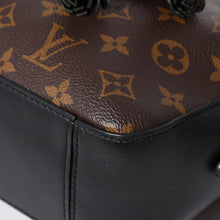 画像をギャラリービューアに読み込む, LOUIS VUITTON ルイヴィトン サントンジュ ショルダーバッグ モノグラムキャンバス ノワールカーフレザー ダブルタッセル M43555 ブラウン ブラック 美品 中古 4a002512