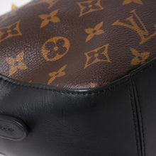 画像をギャラリービューアに読み込む, LOUIS VUITTON ルイヴィトン サントンジュ ショルダーバッグ モノグラムキャンバス ノワールカーフレザー ダブルタッセル M43555 ブラウン ブラック 美品 中古 4a002512