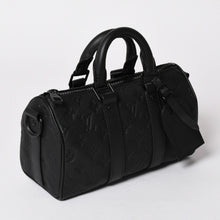 画像をギャラリービューアに読み込む, 極美品 LOUIS VUITTON ルイヴィトン キーポル バンドリエール25 ショルダーバッグ ハンドバッグ ブラック モノグラムアンプラント M20900 中古 4a002464