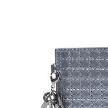 画像をギャラリービューアに読み込む, CHRISTIAN DIOR クリスチャンディオール カードケース 名刺入れ メタリック グレー シルバー金具 24-MA-0145 中古 4a002782