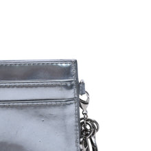 画像をギャラリービューアに読み込む, CHRISTIAN DIOR クリスチャンディオール カードケース 名刺入れ メタリック グレー シルバー金具 24-MA-0145 中古 4a002782