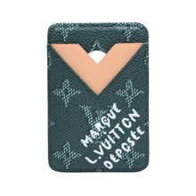 画像をギャラリービューアに読み込む, 極美品 LOUIS VUITTON ルイヴィトン ポルト カルト マグネット カードケース M26949 モノグラム ヘリテージ グリーン 中古 4a002551