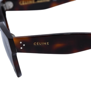 極美品 CELINE セリーヌ サングラス アイウェア CL41061/F/S 05LXM サイズ52□20 150 べっ甲カラー フィービー期 中古 4a002778