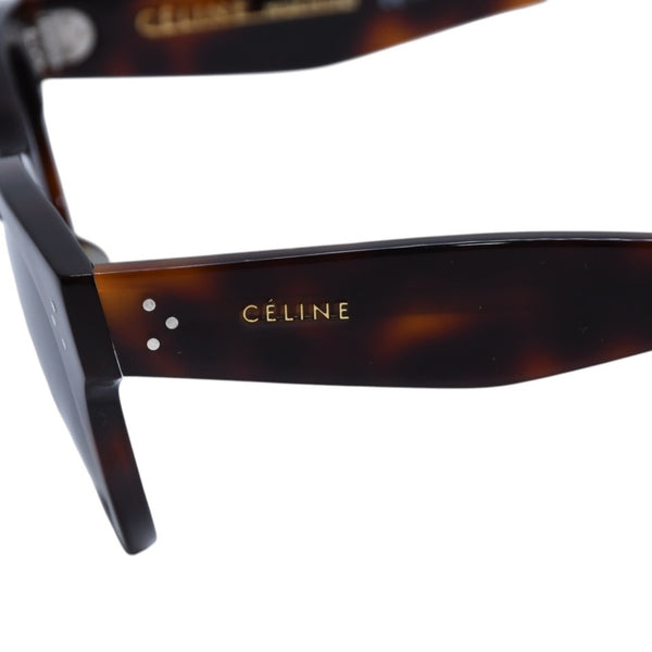 極美品 CELINE セリーヌ サングラス アイウェア CL41061/F/S 05LXM サイズ52□20 150 べっ甲カラー フィービー期 中古 4a002778