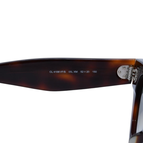 極美品 CELINE セリーヌ サングラス アイウェア CL41061/F/S 05LXM サイズ52□20 150 べっ甲カラー フィービー期 中古 4a002778