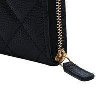画像をギャラリービューアに読み込む, 極美品 CHANEL シャネル クラシックジップコインパース 小銭入れ AP0216 ランダム番台 ココマーク キャビアスキン ブラック 中古 4a002546