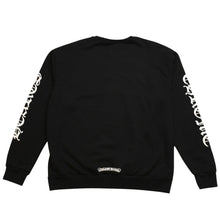 画像をギャラリービューアに読み込む, CHROME HEARTS クロムハーツ Neck Logo Crewneck Sweatshirt クルーネック スクロールロゴ CHロゴ SW スウェット 美品 中古 4a002781
