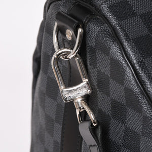 Very Good LOUIS VUITTON Keepall Bandouliere 55 Boston Bag Damier Graphite Black N41413 Used 4a002792