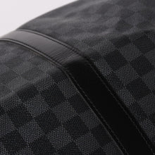 画像をギャラリービューアに読み込む, 極美品 ルイヴィトン LOUIS VUITTON キーポル バンドリエール 55 ボストンバッグ ダミエ グラフィット ブラック N41413 中古 4a002792
