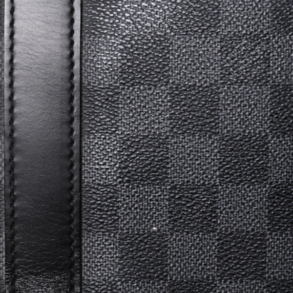 Very Good LOUIS VUITTON Keepall Bandouliere 55 Boston Bag Damier Graphite Black N41413 Used 4a002792