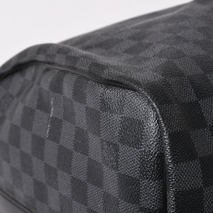 Very Good LOUIS VUITTON Keepall Bandouliere 55 Boston Bag Damier Graphite Black N41413 Used 4a002792