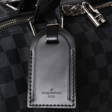 画像をギャラリービューアに読み込む, 極美品 ルイヴィトン LOUIS VUITTON キーポル バンドリエール 55 ボストンバッグ ダミエ グラフィット ブラック N41413 中古 4a002793