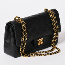 画像をギャラリービューアに読み込む, CHANEL シャネル マトラッセ23 Wフラップ Wチェーンショルダーバッグ A2500 1番台 ココマーク ラムスキン ブラック 美品 中古 4a002509