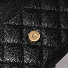 Load image into Gallery viewer, 新品未使用 CHANEL シャネル チェーンウォレット 長財布 AP0250 ランダム ココマーク キャビアスキン ブラック ゴールド金具 中古 4a002015