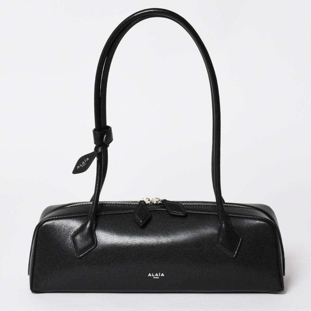 Like new ALAIA LE TECKEL MEDIUM One shoulder bag AA1S06033 Shiny goatskin Used 4a002786