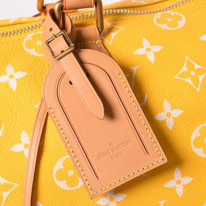 新品同様 LOUIS VUITTON ルイヴィトン スピーディ P9 バンドリエール40 M24419 2WAY ボストンバッグ イエロー ゴールド金具 中古 4a002789