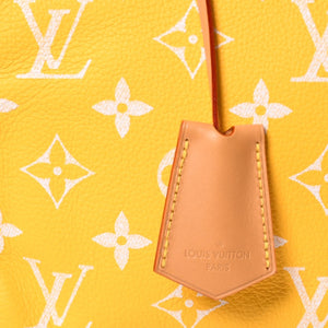 新品同様 LOUIS VUITTON ルイヴィトン スピーディ P9 バンドリエール40 M24419 2WAY ボストンバッグ イエロー ゴールド金具 中古 4a002789