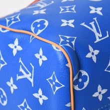 画像をギャラリービューアに読み込む, 新品同様 LOUIS VUITTON ルイヴィトン スピーディ P9 バンドリエール 25 ボストンバッグ M24424 ブルー ホワイト 中古 4a002787