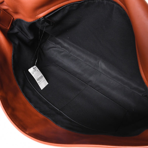 新品未使用品 BOTTEGA VENETA ボッテガヴェネタ イントレチャート メッセンジャーバッグ レザー ブラウン 中古 4a003220