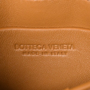 極美品 BOTTEGA VENETA ボッテガ ヴェネタ ショルダーバッグ キャンディー パデット カセット ミニ キャラメル ゴールド金具 中古 4a003230