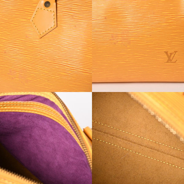 LOUIS VUITTON ルイヴィトン エピ スピーディ25 ボストンバッグ ハンドバッグ タッシリイエロー エピレザー イエロー ゴールド金具 M43019 美品 中古 4a002919