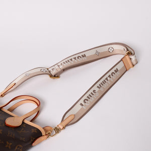新品未使用 LOUISVUITTON ルイヴィトン ハンドバッグ ネヴァーフル BB ブラウン モノグラムキャンバス レザー M46705 ゴールド金具 4a002806