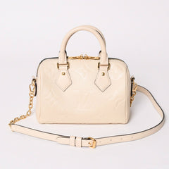 極美品 LOUIS VUITTON ルイヴィトン モノグラム アンプラント スピーディ クレーム バンドリエール20 ハンドバッグ M58954 中古 4a002458