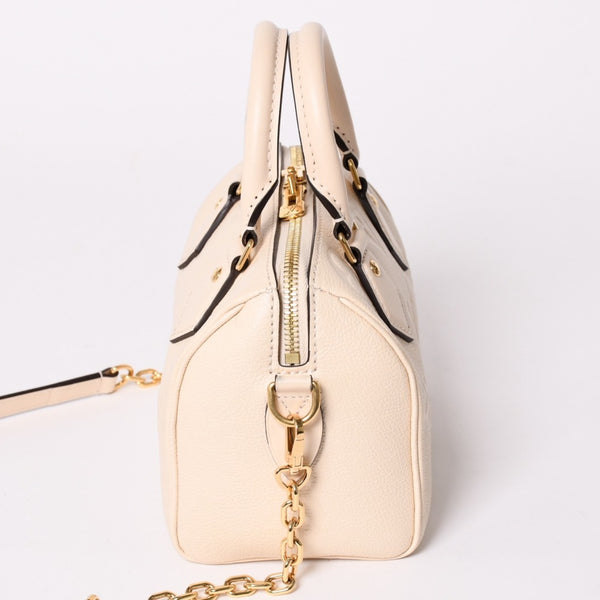 極美品 LOUIS VUITTON ルイヴィトン モノグラム アンプラント スピーディ クレーム バンドリエール20 ハンドバッグ M58954 中古 4a002458