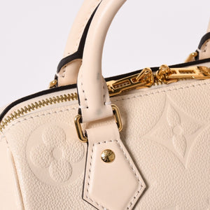 極美品 LOUIS VUITTON ルイヴィトン モノグラム アンプラント スピーディ クレーム バンドリエール20 ハンドバッグ M58954 中古 4a002458