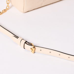 極美品 LOUIS VUITTON ルイヴィトン モノグラム アンプラント スピーディ クレーム バンドリエール20 ハンドバッグ M58954 中古 4a002458