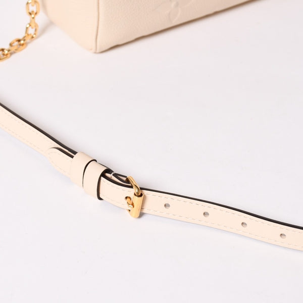 極美品 LOUIS VUITTON ルイヴィトン モノグラム アンプラント スピーディ クレーム バンドリエール20 ハンドバッグ M58954 中古 4a002458