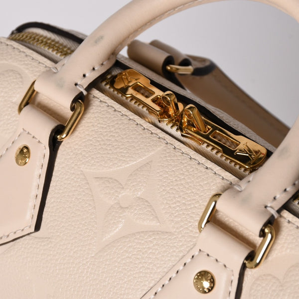 極美品 LOUIS VUITTON ルイヴィトン モノグラム アンプラント スピーディ クレーム バンドリエール20 ハンドバッグ M58954 中古 4a002458