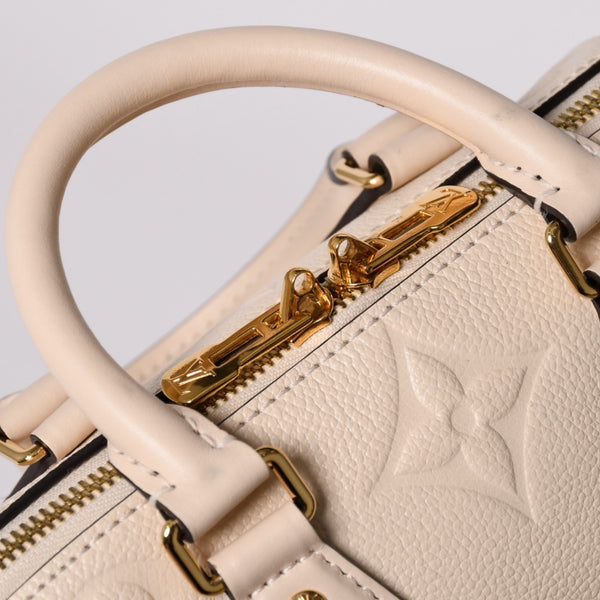 極美品 LOUIS VUITTON ルイヴィトン モノグラム アンプラント スピーディ クレーム バンドリエール20 ハンドバッグ M58954 中古 4a002458