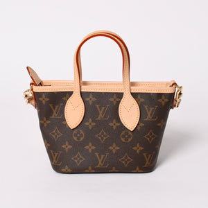 新品未使用 LOUISVUITTON ルイヴィトン ハンドバッグ ネヴァーフル BB ブラウン モノグラムキャンバス レザー M46705 ゴールド金具 4a002806