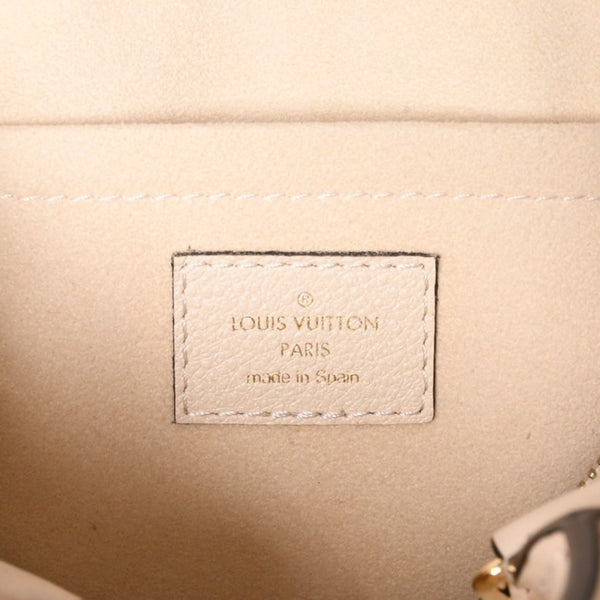 極美品 LOUIS VUITTON ルイヴィトン モノグラム アンプラント スピーディ クレーム バンドリエール20 ハンドバッグ M58954 中古 4a002458