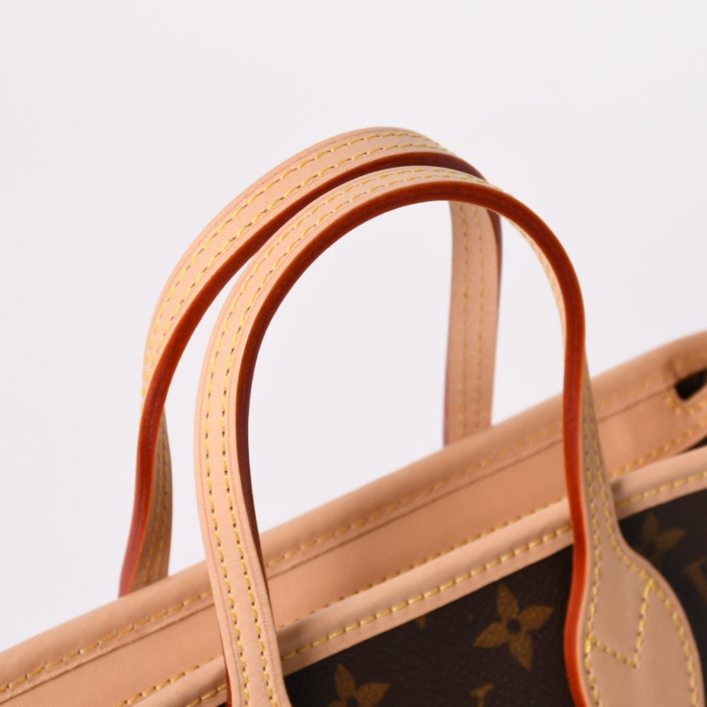 新品未使用 LOUISVUITTON ルイヴィトン ハンドバッグ ネヴァーフル BB ブラウン モノグラムキャンバス レザー M46705 ゴールド金具 4a002806