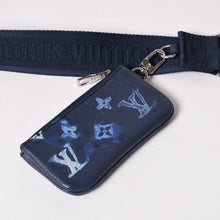 画像をギャラリービューアに読み込む, 極美品 LOUIS VUITTON ルイヴィトン モノグラム ウォーターカラー トリオ メッセンジャー ショルダーバッグ M57840 ブルー 中古 4a002386