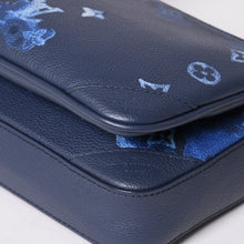 画像をギャラリービューアに読み込む, 極美品 LOUIS VUITTON ルイヴィトン モノグラム ウォーターカラー トリオ メッセンジャー ショルダーバッグ M57840 ブルー 中古 4a002386