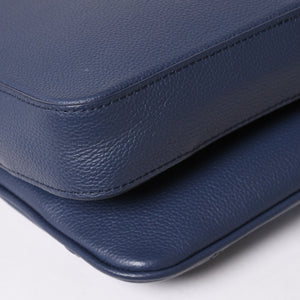 極美品 LOUIS VUITTON ルイヴィトン モノグラム ウォーターカラー トリオ メッセンジャー ショルダーバッグ M57840 ブルー 中古 4a002386