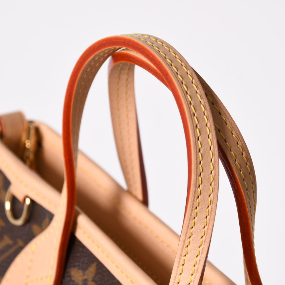 新品未使用 LOUISVUITTON ルイヴィトン ハンドバッグ ネヴァーフル BB ブラウン モノグラムキャンバス レザー M46705 ゴールド金具 4a002806