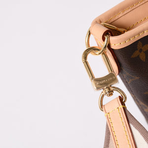 新品未使用 LOUISVUITTON ルイヴィトン ハンドバッグ ネヴァーフル BB ブラウン モノグラムキャンバス レザー M46705 ゴールド金具 4a002806