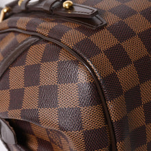 画像をギャラリービューアに読み込む, 極美品 LOUIS VUITTON ルイヴィトン ダミエ リヴィントンPM ダミエエベヌ 廃盤 ハンドバッグ ブラウン ゴールド金具 N41157 中古 4a002808