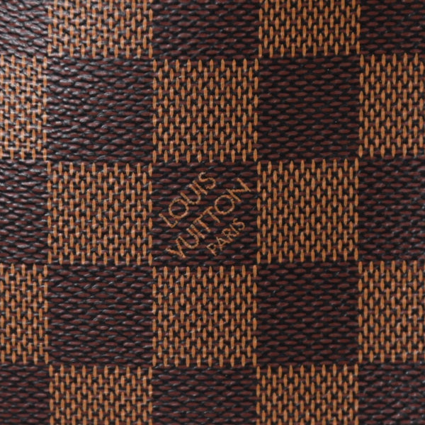Very good condition LOUIS VUITTON Damier Rivington PM Damier Ebene Out of print Handbag Brown Gold hardware N41157 Used 4a002808